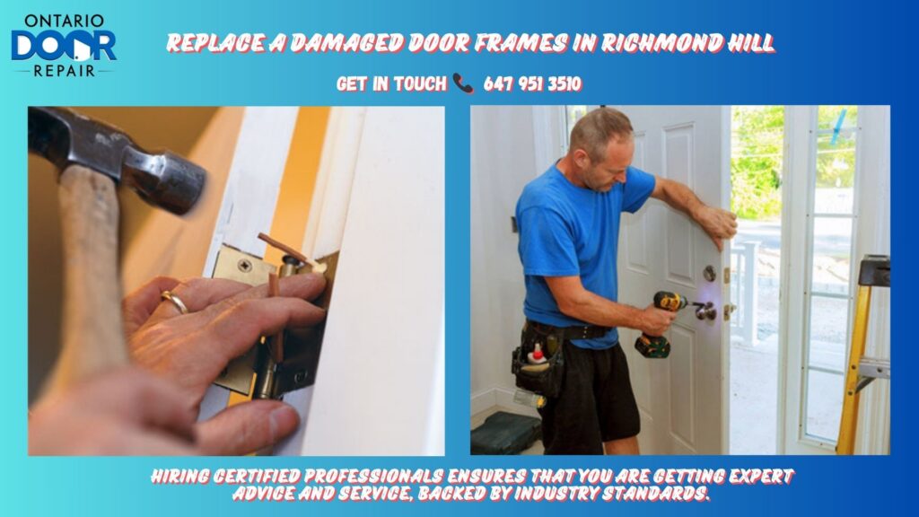 Replace a Damaged Door Frames in Richmond hill